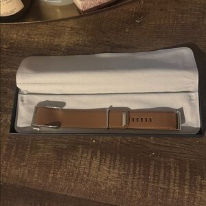 Whoop MG Chestnut Leather Watch Strap
